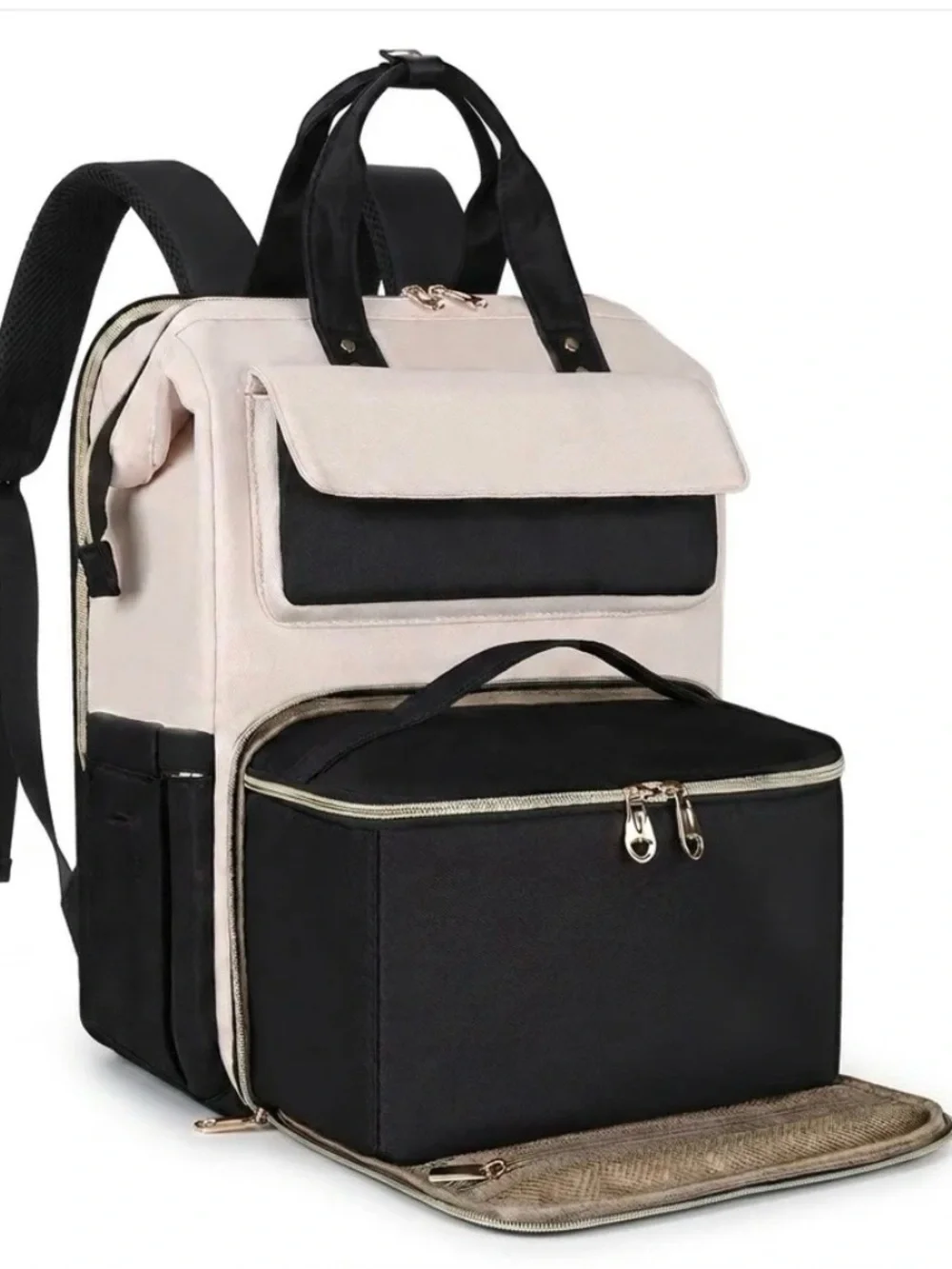 PACKUUM 3-in-1 Work Backpack + Removable Lunch Bag- NWT